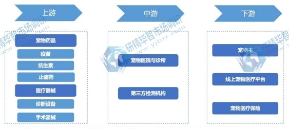 宠物医院行业产业链